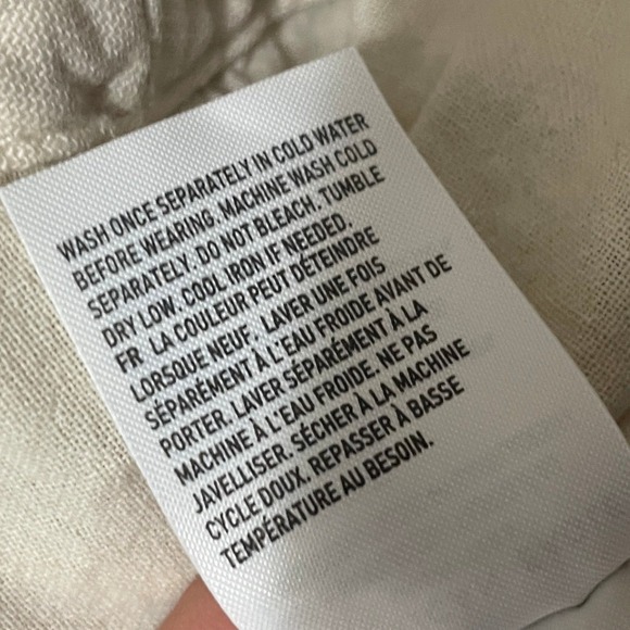 American Eagle Outfitters Men's Small Utility Jacket Shirt Cream Button Up - Picture 6 of 9